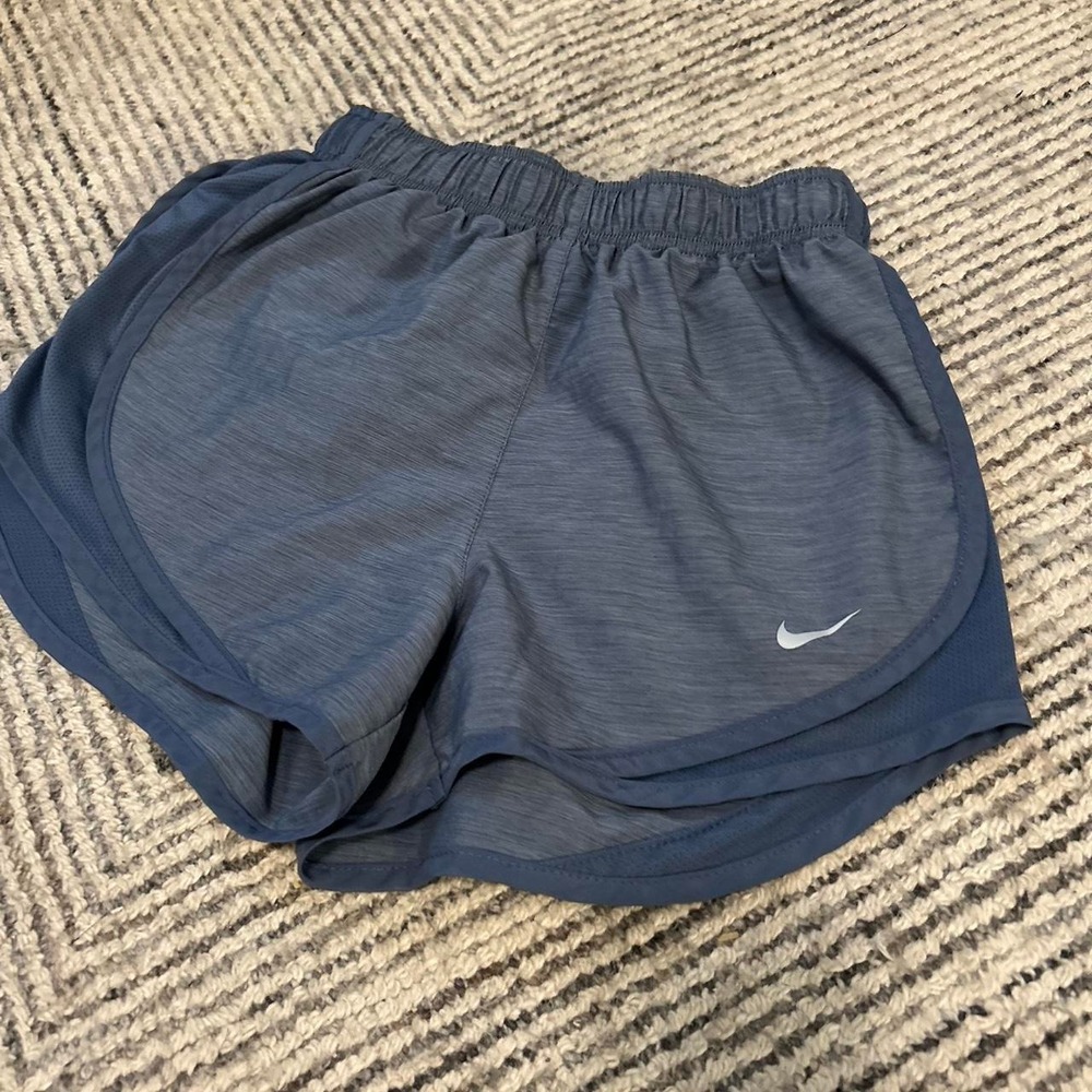 Nike gray blue running shorts XS womens